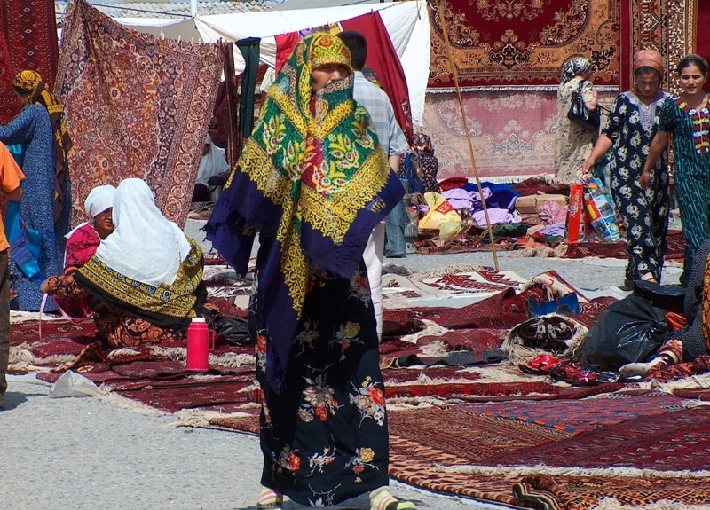 Market of Altyn-Asar.