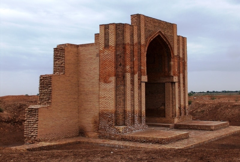 Portal of an unknown construction in Old Kunya-Urgench.