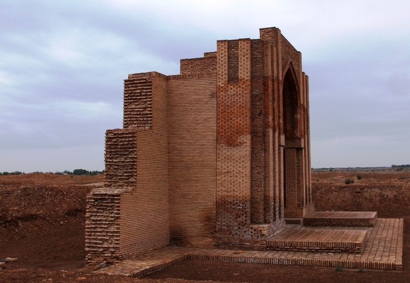 Portal of an unknown construction in Old Kunya-Urgench.