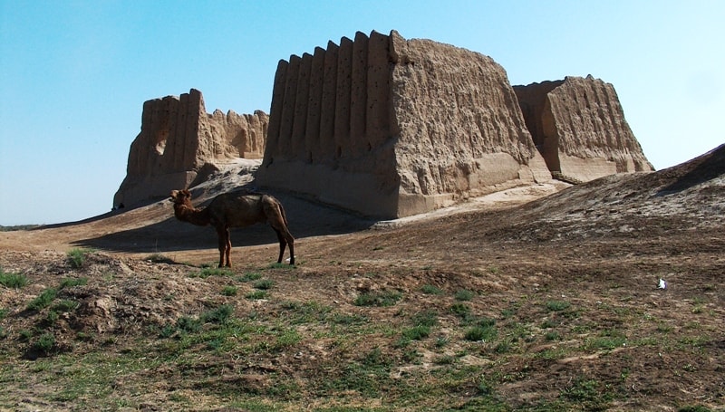 Древняя крепость Большая Гыз кала.
