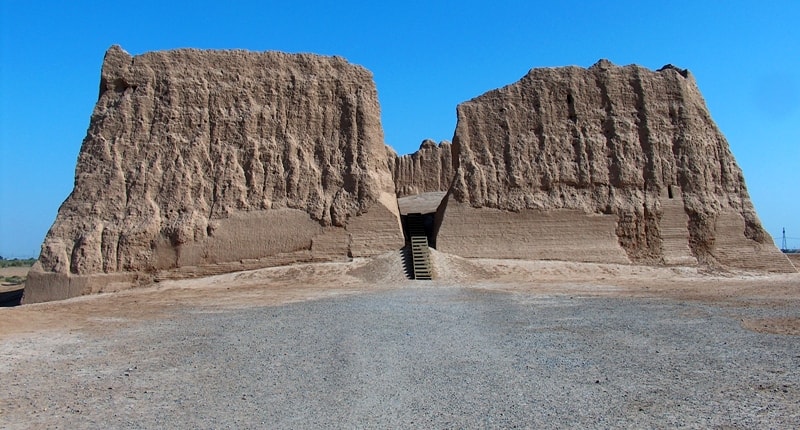 Древняя крепость Большая Гыз кала.