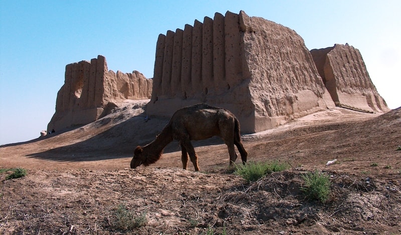 Ancient fortress Big Gyz kala. 