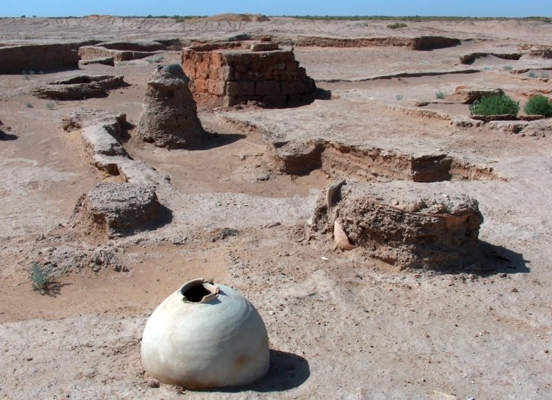 Site of ancient settlement Gonur-depe. 