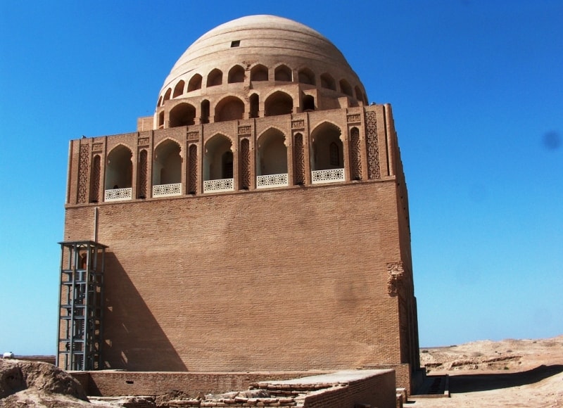 Sultan Sanjar mausoleum. Of April 2008.