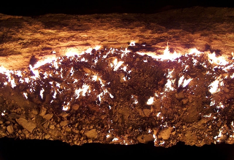 Дарваза газовый кратер.