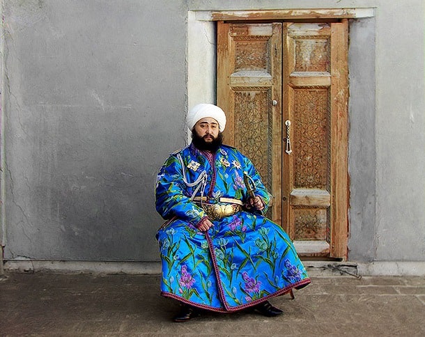 Sayid Amir Alim Khan. Photographer Sergey Mikhailovich Prokudin-Gorsky. Emir of Bukhara. Bukhara Between 1907.