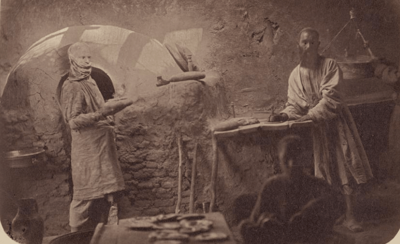 Baking production. Turkestan album. (1871 - 1872).