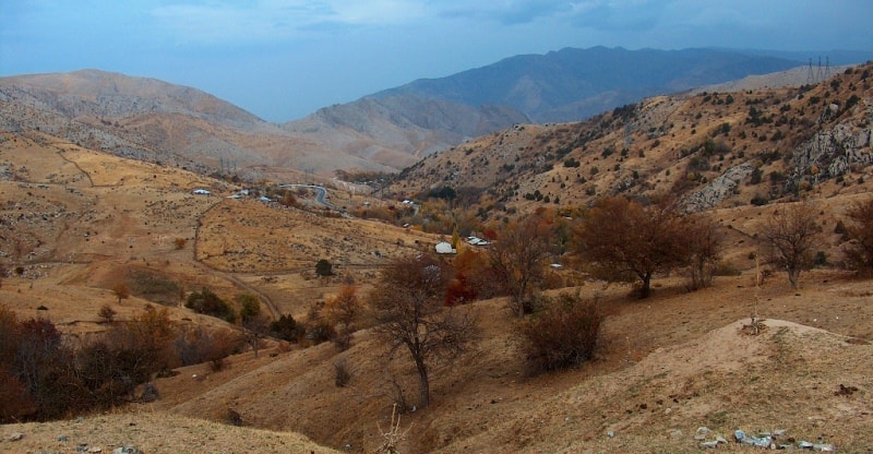 Zeravshan ridge. Vicinities of the pass Takhtarakcha.