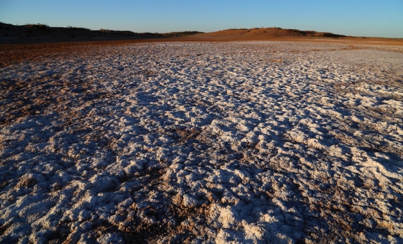 Takyr soil of Central Asia.