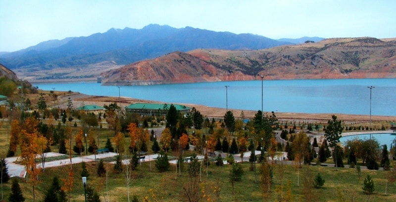 Charvak reservoir.