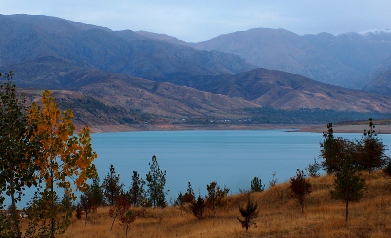 Charvak reservoir.