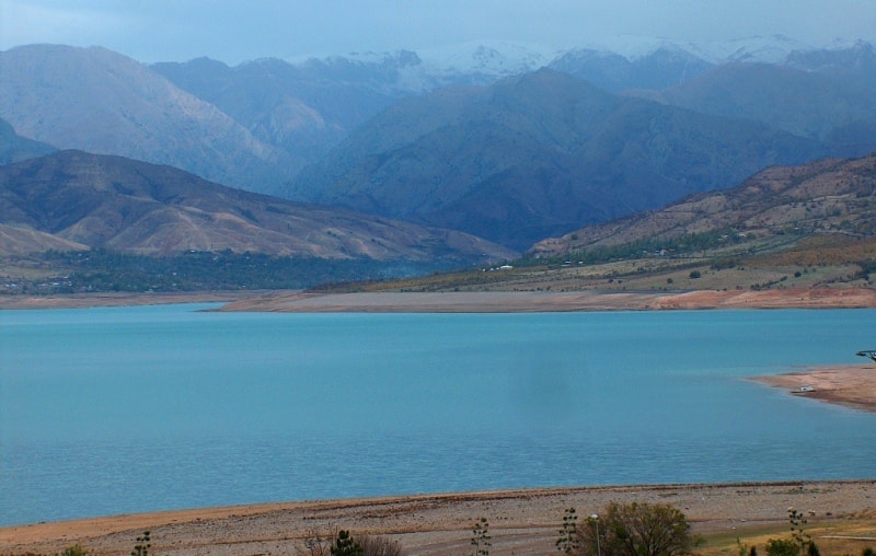 Charvak reservoir.