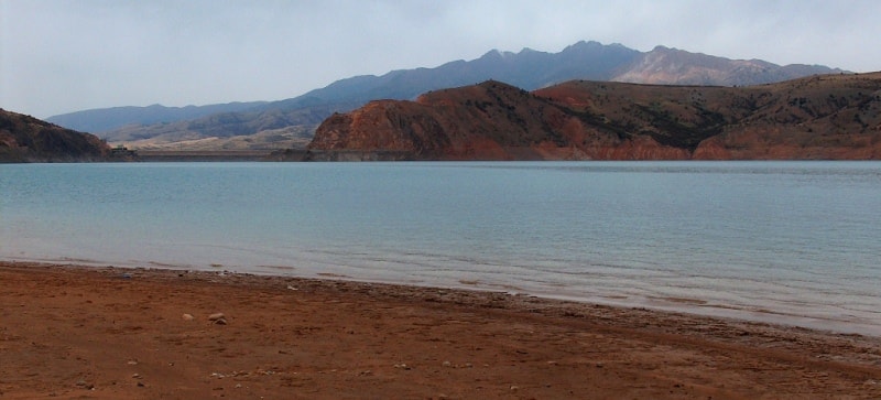 Чарвакское водохранилище.