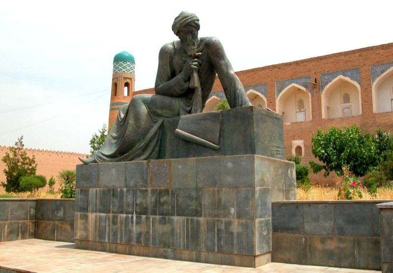 For Al-Horezmi monument. Khiva.