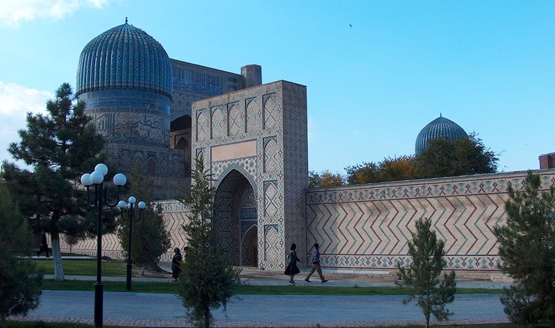 Bibi khanum mosque. Samarkand.