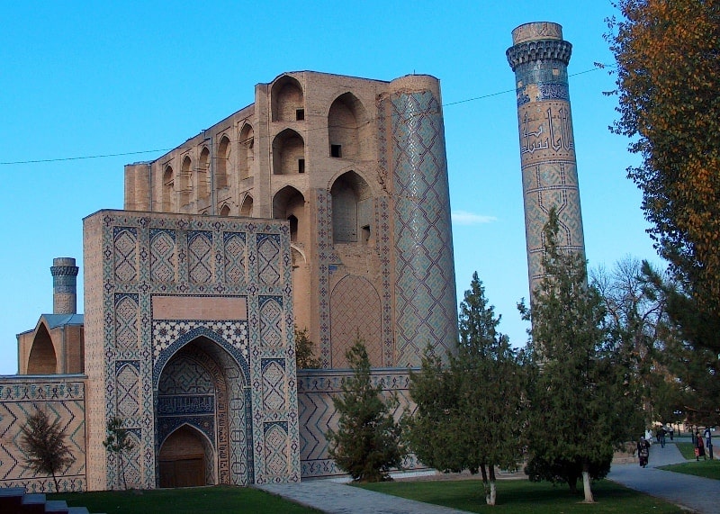 Bibi-hanum mosque in Samarkand.