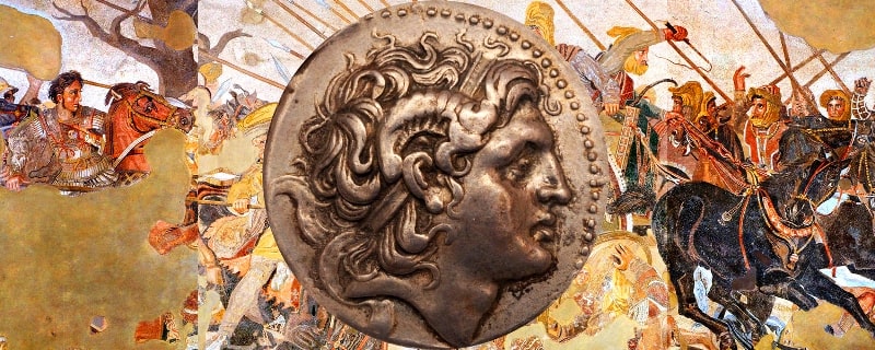 Alexander the Great. A collage.