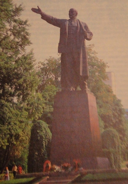 Monument V.I. Lenin. 1970.