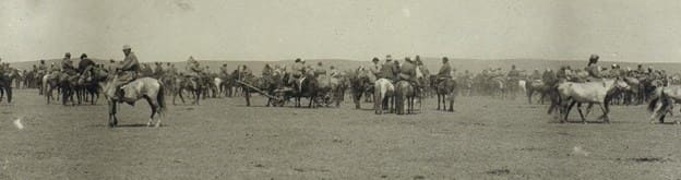 S. M. Dudin. Horse market at Kuyandinskaya Fair. 1899.
