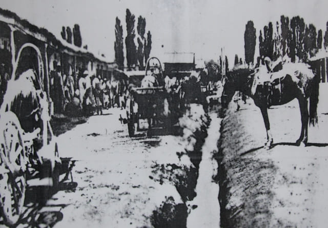 Kazalinsk. General view of Bolshaya Street. 1907. Photographer unknown.