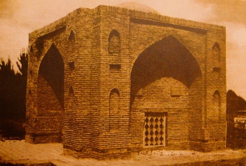 Photo of 80-s' years of XX century of mausoleum Karashash-Ana.