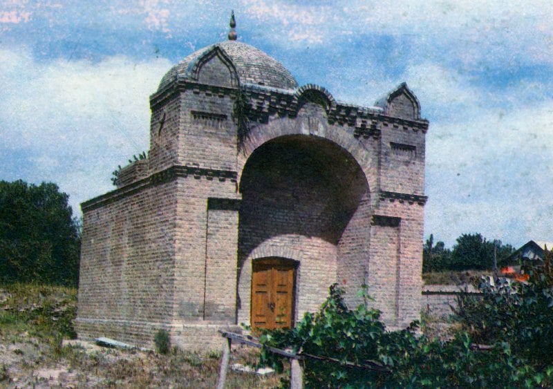  Mausoleum of Mirali Bab. Photo of the 80s of the XX century.