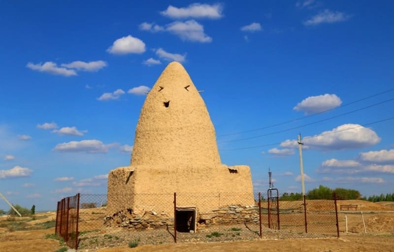 Kulak Ata Mausoleum. Photograph from 2008.