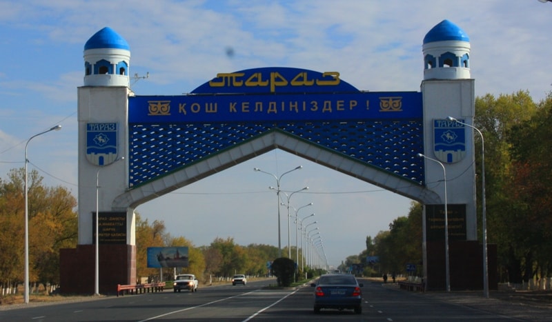 The western gate of Taraz.