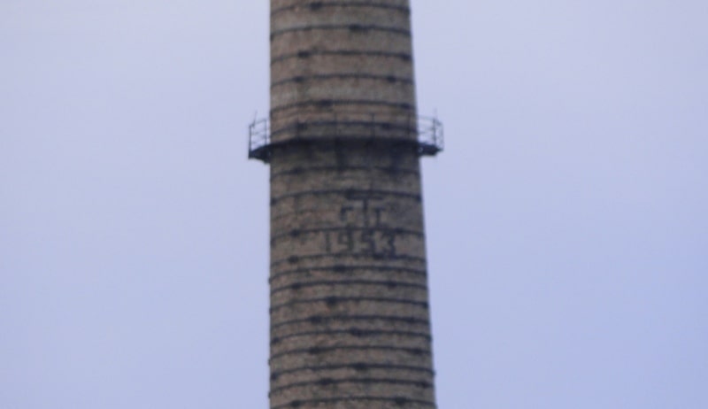 Karsakpay metallurgical plant and Karsakpay village.