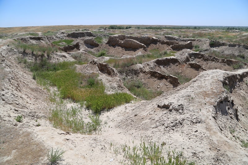 Juan-tobe ancient settlement.