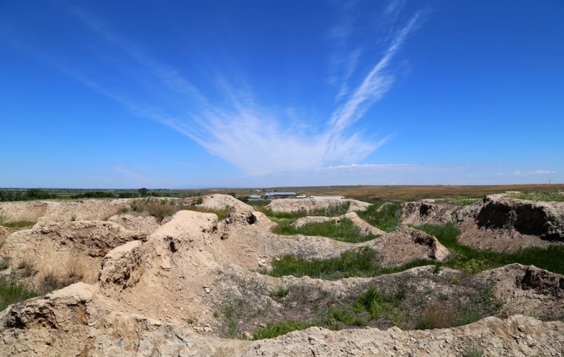 Juan-tobe ancient settlement.