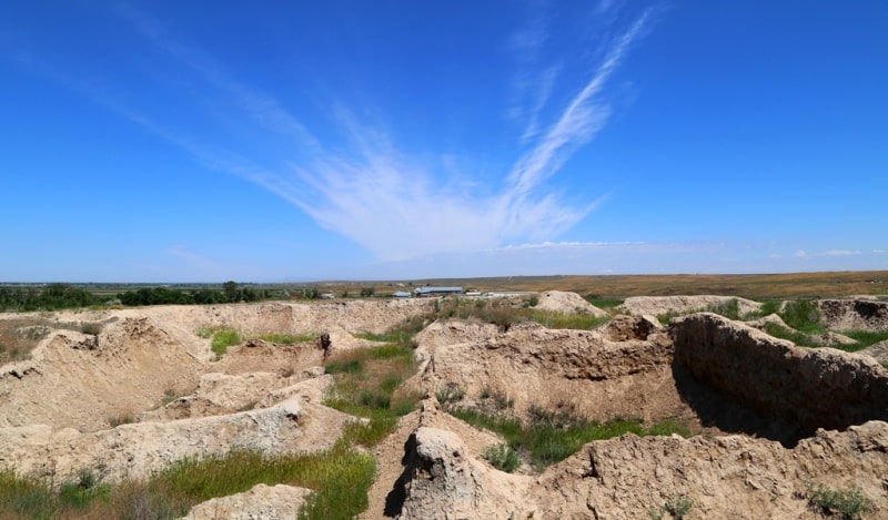 Juan-tobe ancient settlement.