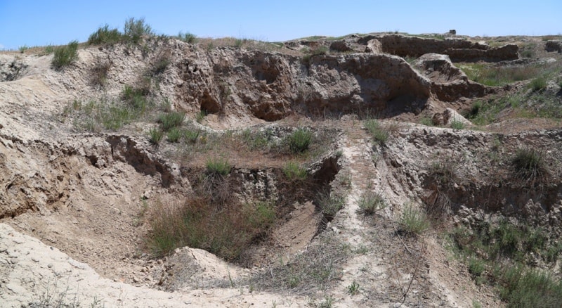 Juan-tobe ancient settlement.