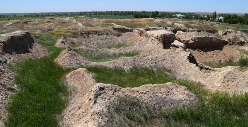 Juan-tobe ancient settlement.