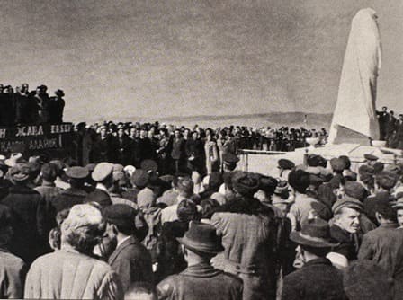 Открытие обелиска посвященного Ч. Валиханову. 1958 год.