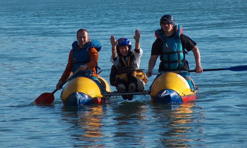 Сплав по реке Или. Алматинская область.