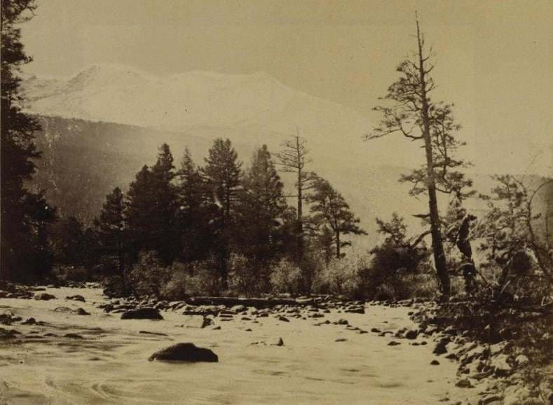 Chindagatuy River. Photo by L.K. Poltoratskaya. 1870s.