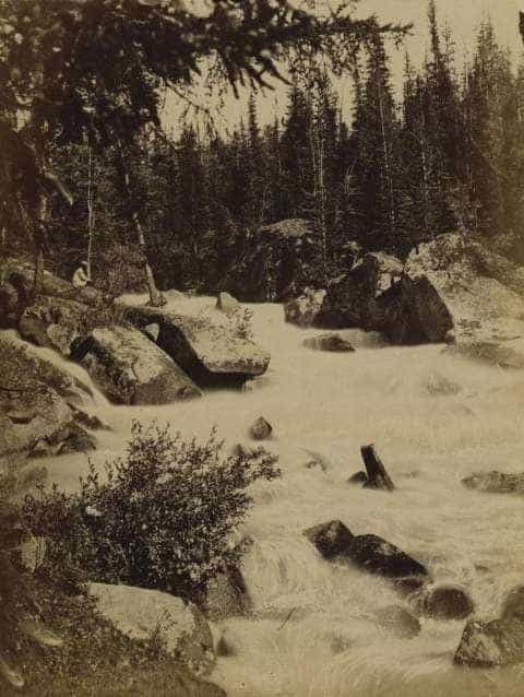 Бухтарминские пороги. Фотография Л. К. Полторацкой. 1870-е годы.