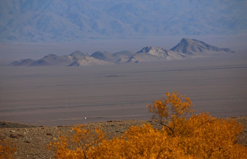 Autumn colors are mesmerizing against backdrop of Altyn-Emel ridge