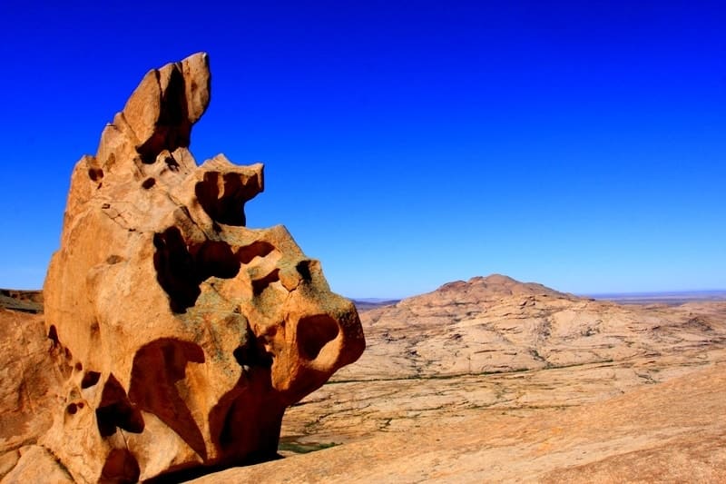 Central Sarykulzha mountain range (Kazakh - mountain argali) has a highest elevation of 1,082 meters above sea level.