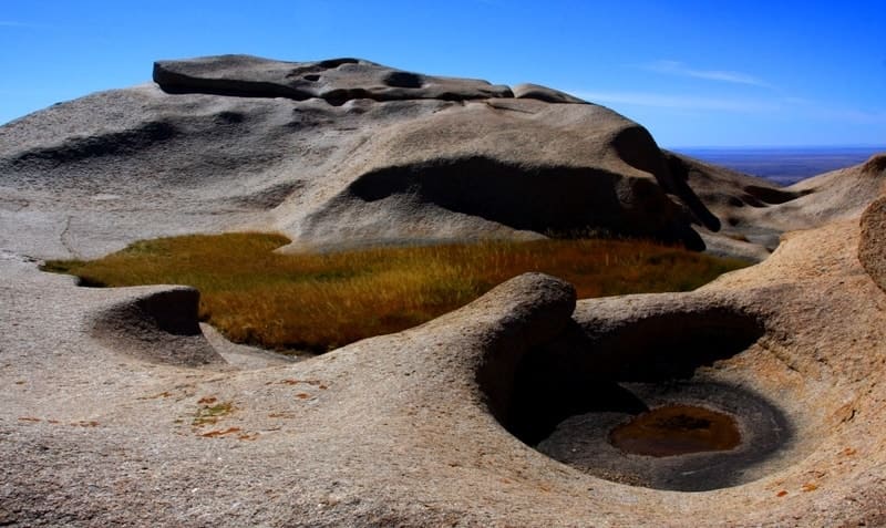 Mountains are of volcanic origin and amaze with their unusual shapes, which scientists believe were formed by action of wind and rain over millennia.