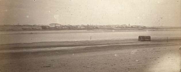 Семипалатинск. Вид с противоположного берега Иртыша. Фотографии, сделанные Дж. Кенноном, рисунки Дж. Фроста.1885 года взяты из архива Джорджа Кеннана. https://rus-turk.livejournal.com/354668.html