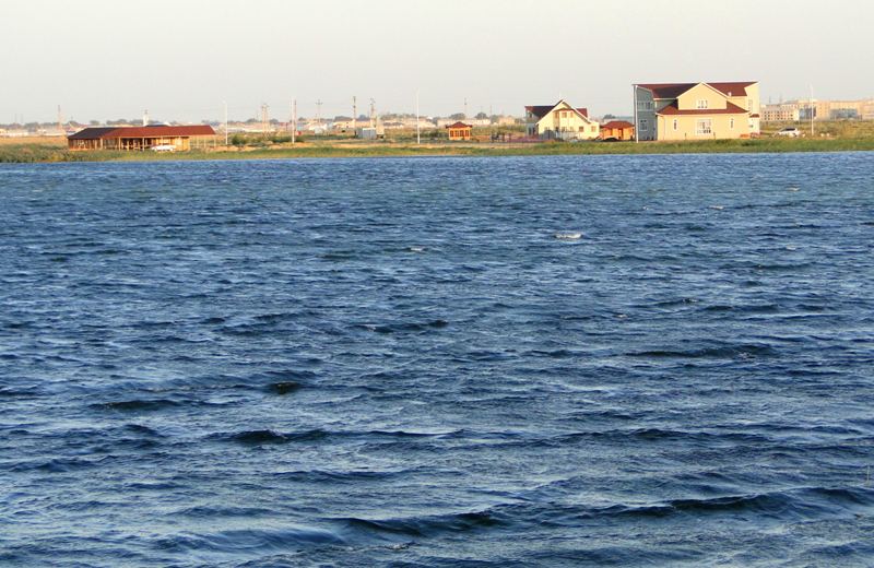 Kamyskol Lake in Kulsary.