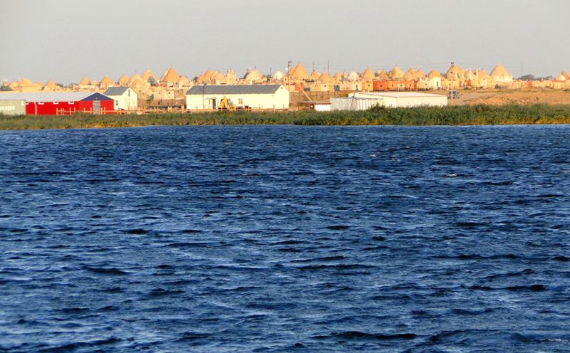 Kamyskol Lake in Kulsary.