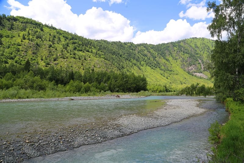 Река Ульба.