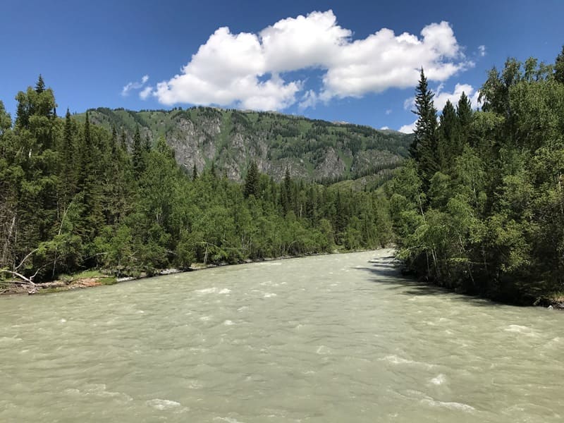 Река Ульба.