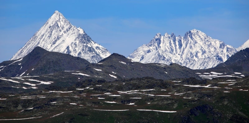 Mountains of the Katun ridge.