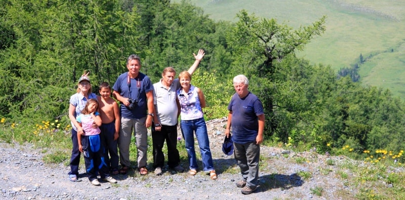 Listvyaga ridge in Kazakhstan Altai.