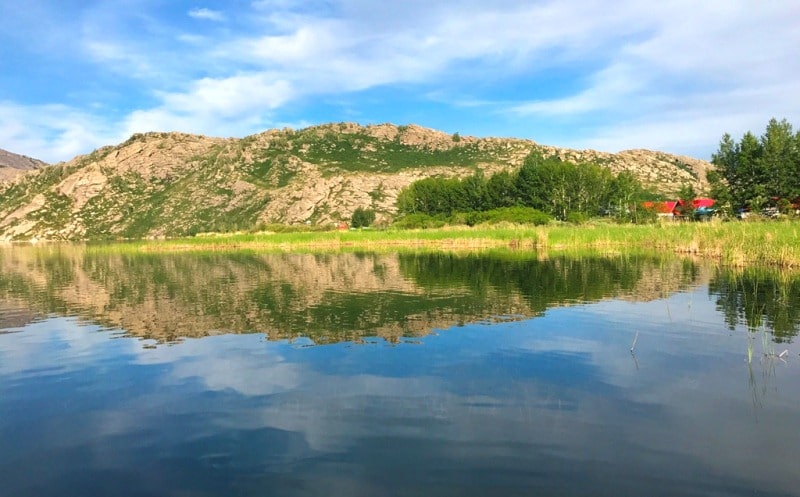 Lake Shalkar and environs.