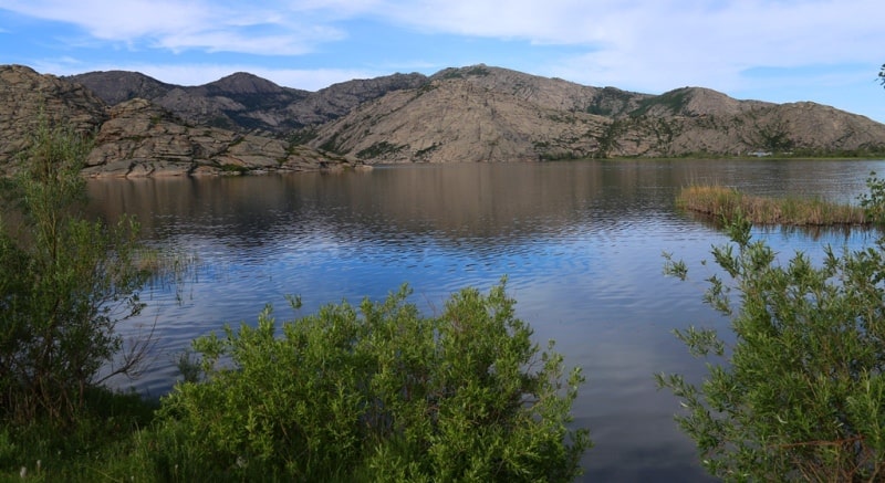 Lake Shalkar and environs.